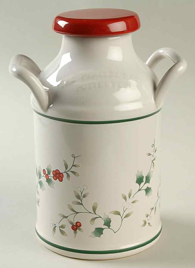 Winterberry Canister/Milk Pail & Lid by Pfaltzgraff-1