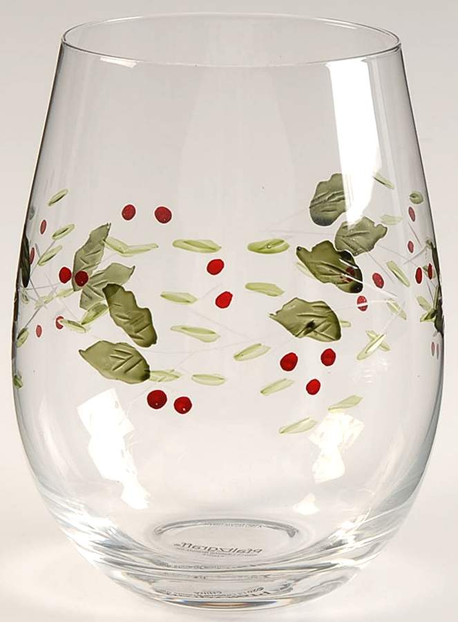 Winterberry Glassware Stemless Wine by Pfaltzgraff-1