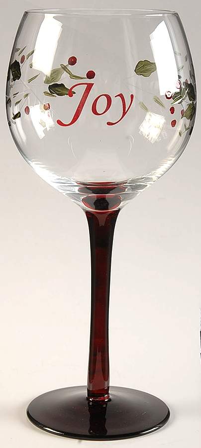 Winterberry Glassware Sentiments Wine by Pfaltzgraff-1