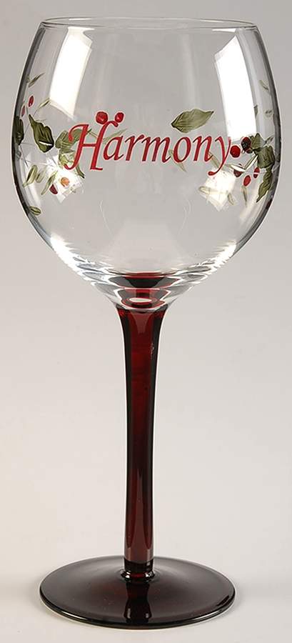 Winterberry Glassware Sentiments Wine by Pfaltzgraff-1