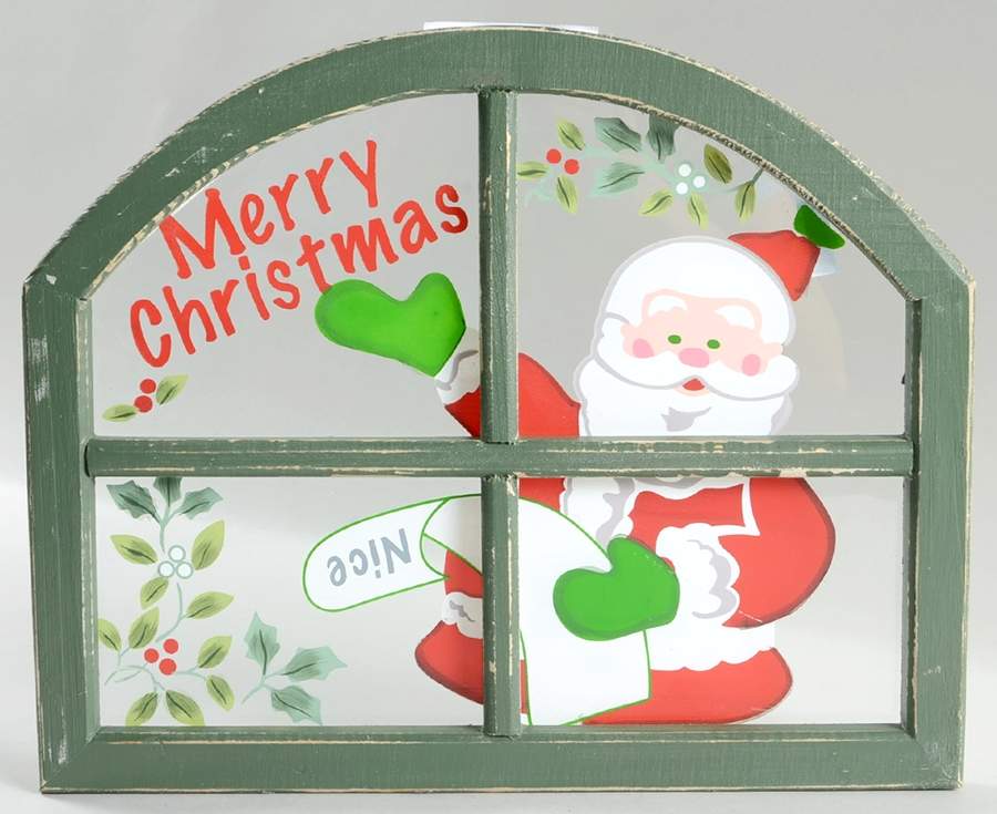 Winterberry Arched Decorative Handpainted Window by Pfaltzgraff-1