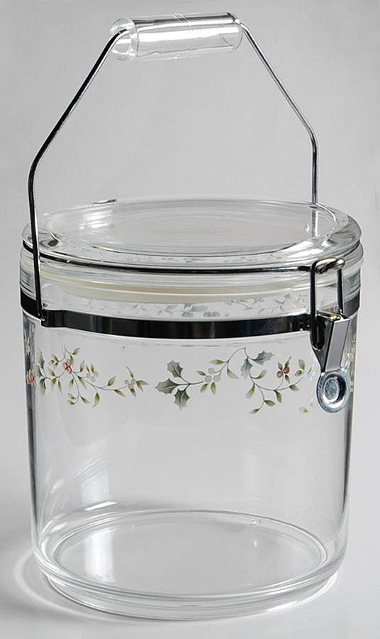 Winterberry Extra Large Acrylic Storage Jar & Lid by Pfaltzgraff-1