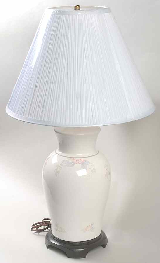 Wyndham 26" Electric Lamp & Shade by Pfaltzgraff-1