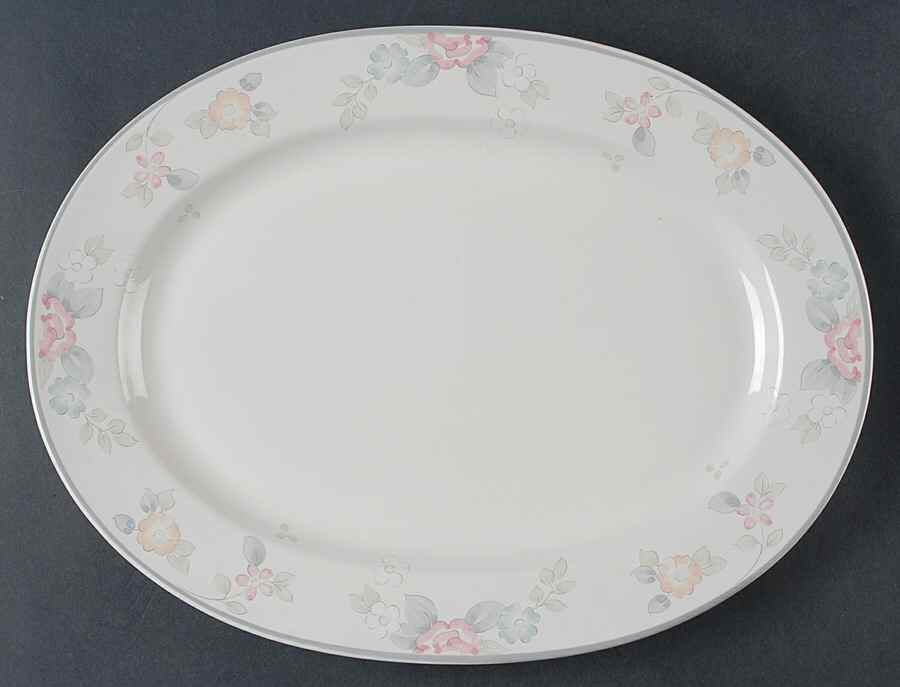 Wyndham 14" Oval Serving Platter by Pfaltzgraff-1