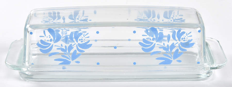Yorktowne Glassware 1/4 Lb Butter by Pfaltzgraff-1