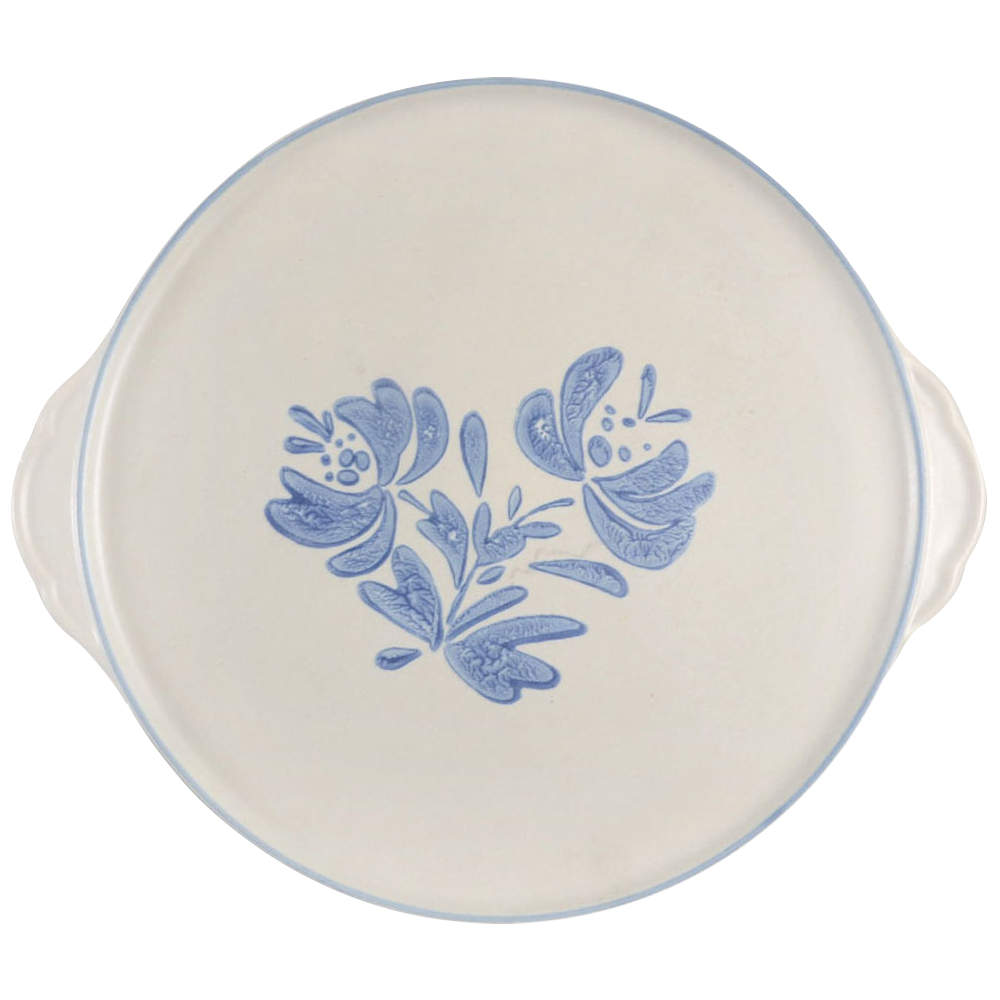 Yorktowne Handled Cake Plate by Pfaltzgraff-1