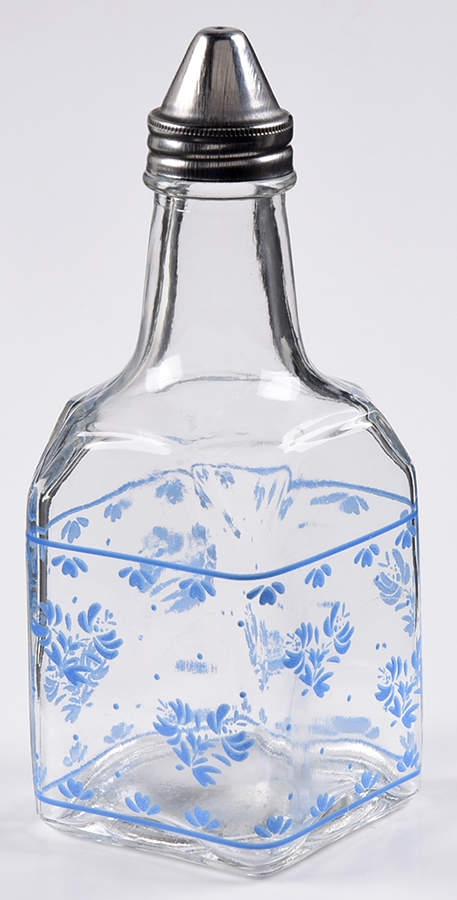 Yorktowne Glassware Oil Cruet/Shaker with Metal  Lid by Pfaltzgraff-1