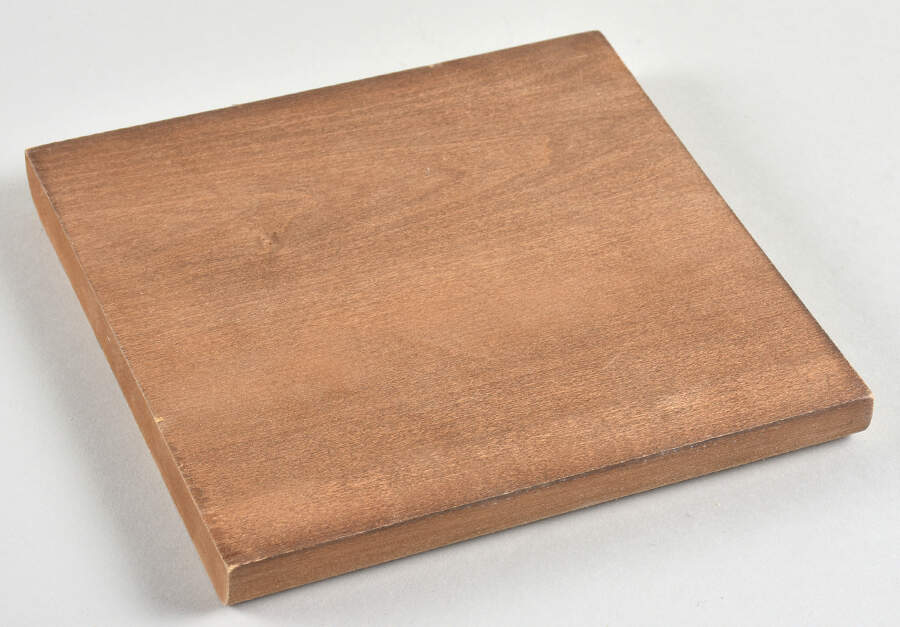Yorktowne Wood Block for 2-Part Relish with Metal Tray by Pfaltzgraff-1