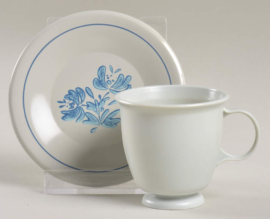 Yorktowne Plastic & Metal Child's Cup & Saucer Set by Pfaltzgraff-1