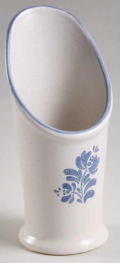 Yorktowne Flatware Caddy-3 Holder/Ceramic Holder Only by Pfaltzgraff-1