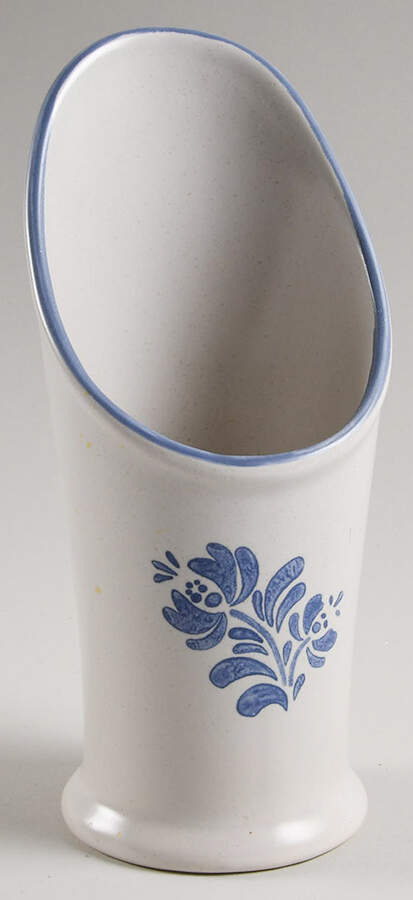 Yorktowne Flatware Caddy-3 Holder/Ceramic Holder Only by Pfaltzgraff-1