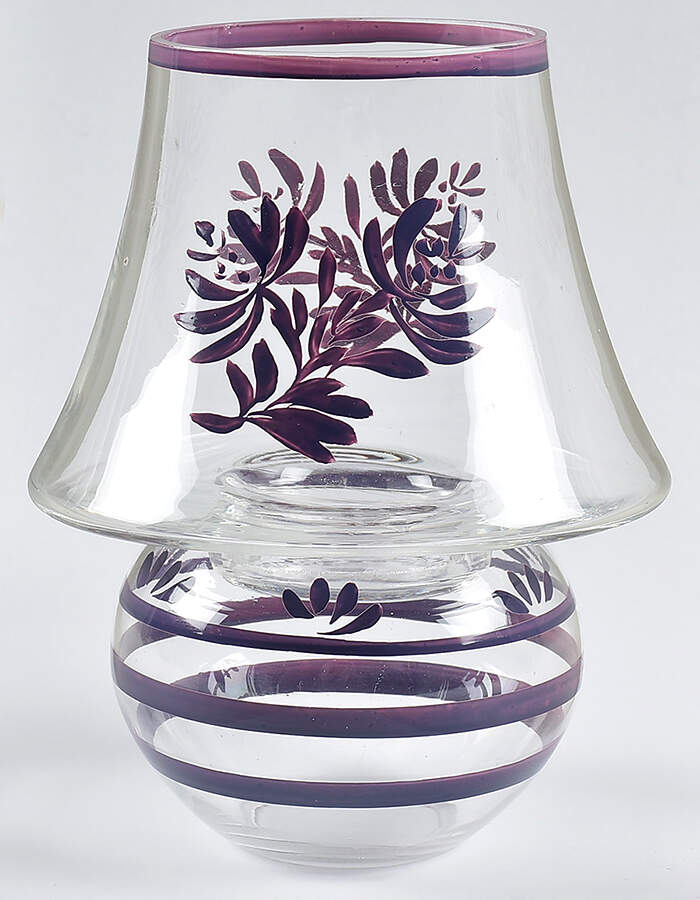 Yorktowne Glassware Hurricane by Pfaltzgraff-1