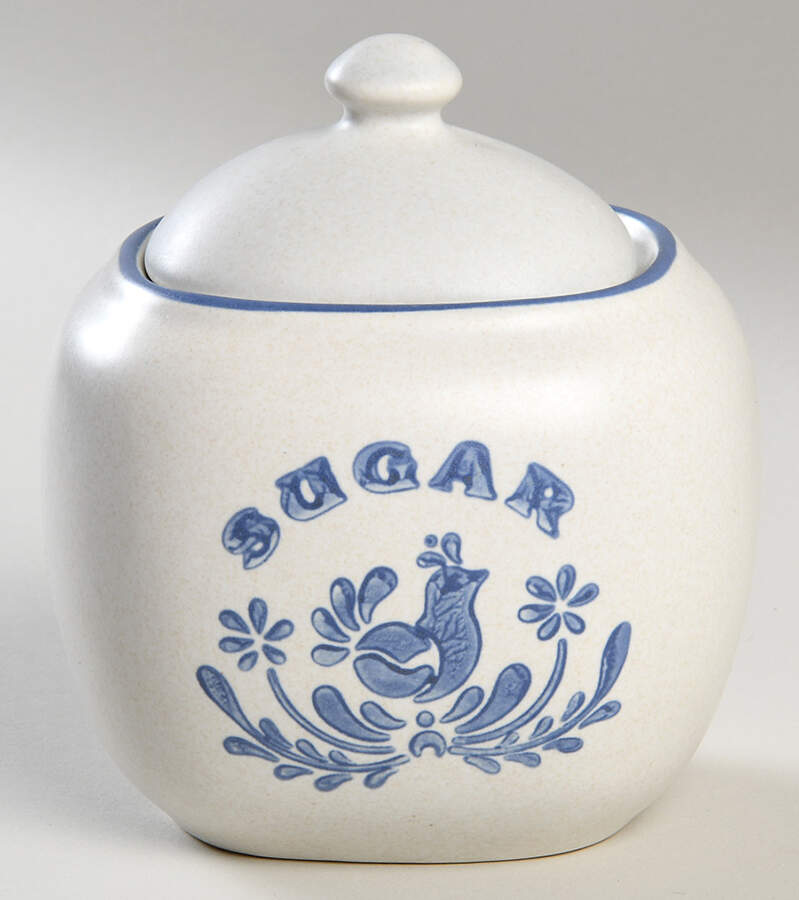 Yorktowne Sugar Bowl & Lid by Pfaltzgraff-1