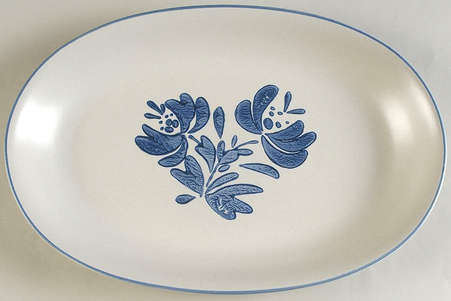 Yorktowne 14" Oval Serving Platter by Pfaltzgraff-1
