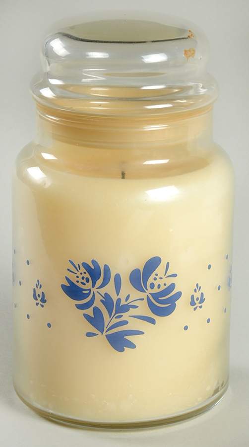 Yorktowne Glassware Candle Jar & Lid by Pfaltzgraff-1