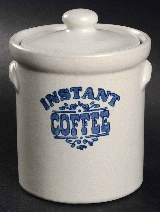 Yorktowne Instant Coffee Crock & Lid by Pfaltzgraff-1