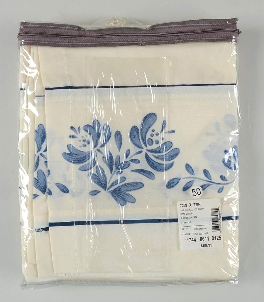 Yorktowne 72" X 72" Cloth Shower Curtain by Pfaltzgraff-1