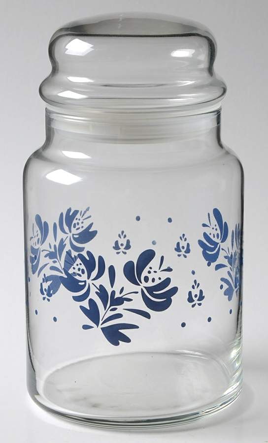 Yorktowne Glassware Candy Jar & Lid by Pfaltzgraff-1
