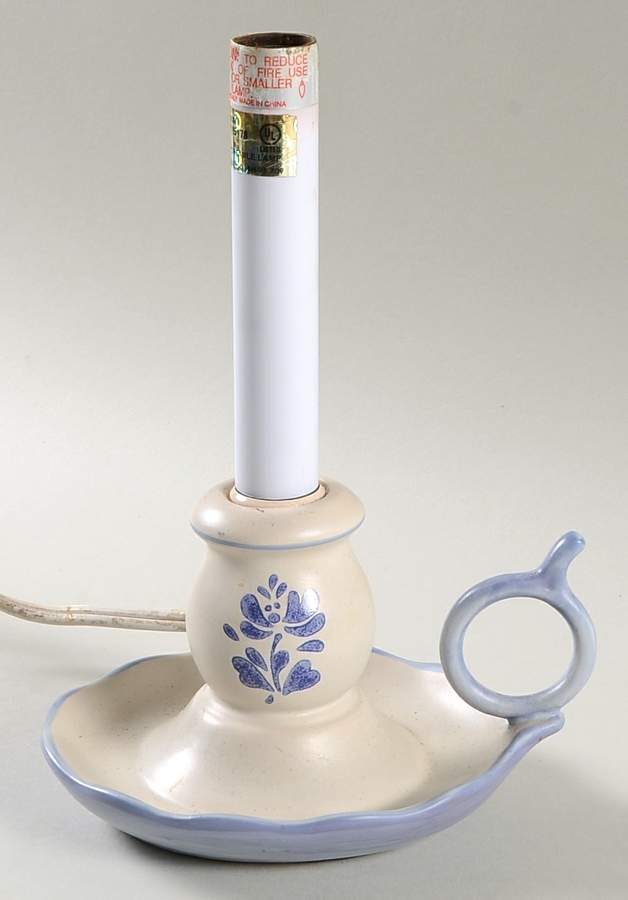 Yorktowne Candlestick Lamp No Metal Shade by Pfaltzgraff-1