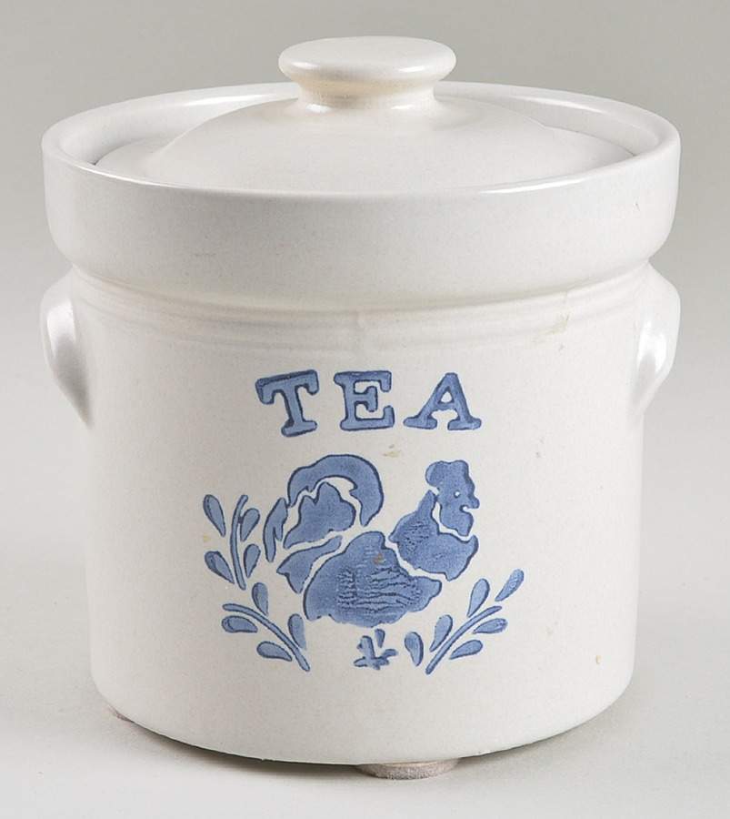 Yorktowne Tea Canister & Lid by Pfaltzgraff-1