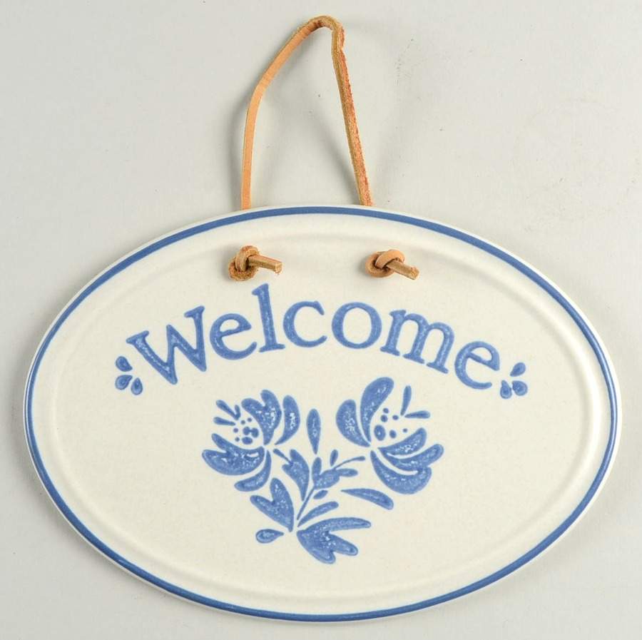 Yorktowne "Welcome" Wall Plaque by Pfaltzgraff-1