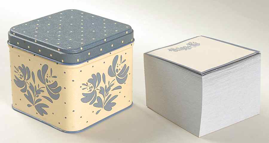 Yorktowne Memo Tin W/Memo Pad by Pfaltzgraff-1