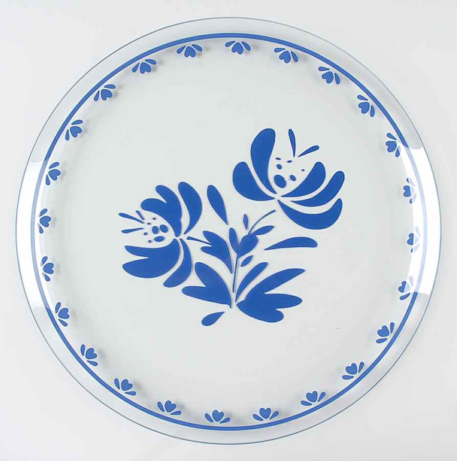 Yorktowne 13" Round Glassware Platter by Pfaltzgraff-1