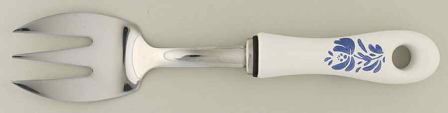 Yorktowne Salad Serving Fork with Stainless Prongs by Pfaltzgraff-1