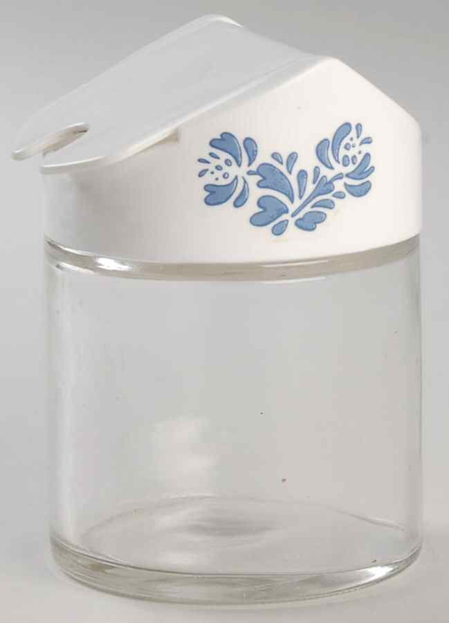 Yorktowne Glass Sugar Bowl & Plastic Lid by Pfaltzgraff-1