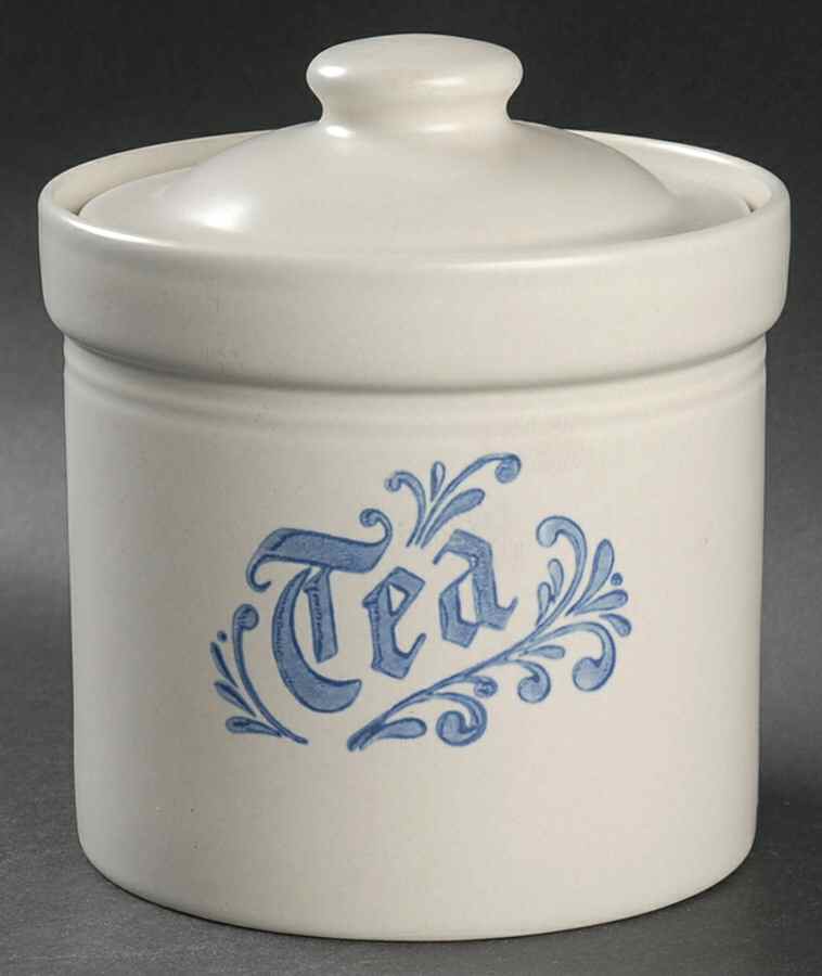 Yorktowne Tea Canister & Lid by Pfaltzgraff-1