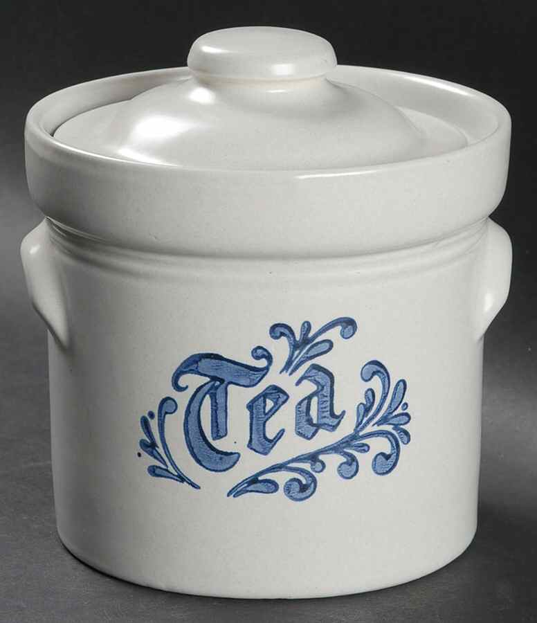 Yorktowne Tea Canister & Lid by Pfaltzgraff-1