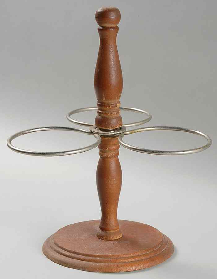 Yorktowne Metal/Wood Stand for 3 Jam/Relish Servers by Pfaltzgraff-1
