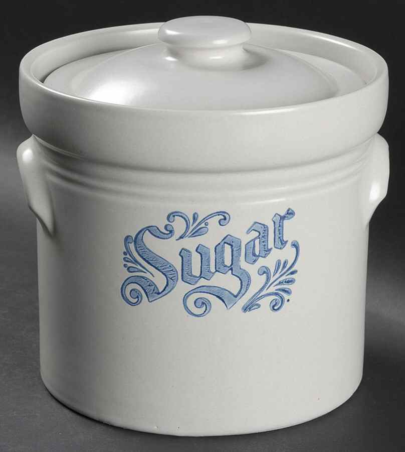 Yorktowne Sugar Canister & Lid by Pfaltzgraff-1