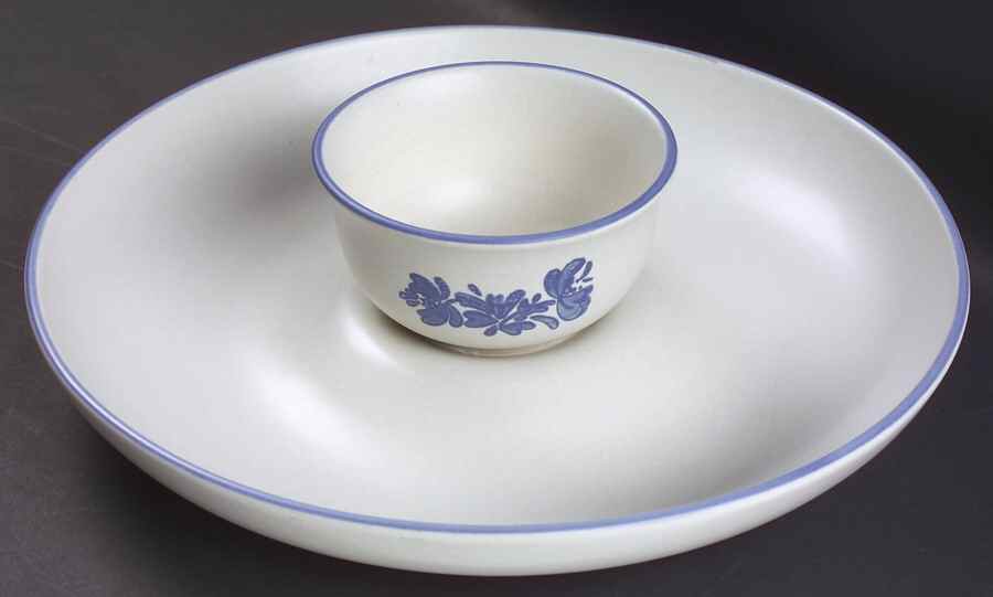 Yorktowne Chip/Dip Set (2 Piece) by Pfaltzgraff-1