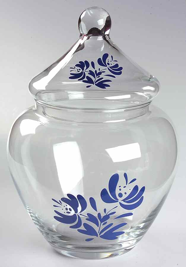 Yorktowne Glassware Candy Jar & Lid by Pfaltzgraff-1