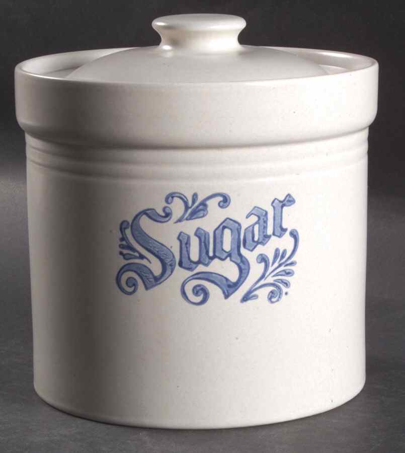 Yorktowne Sugar Canister & Lid by Pfaltzgraff-1