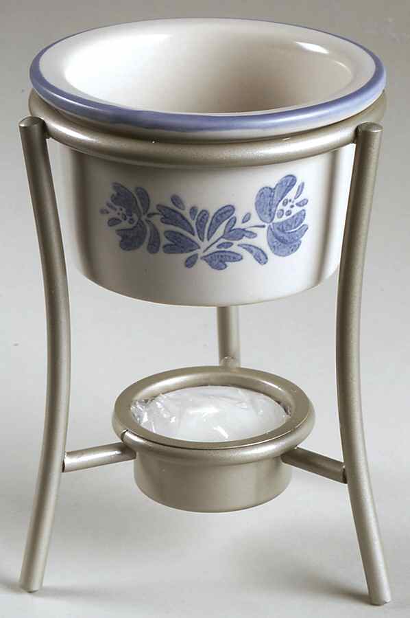 Yorktowne Butter Warmer with Metal Stand by Pfaltzgraff-1