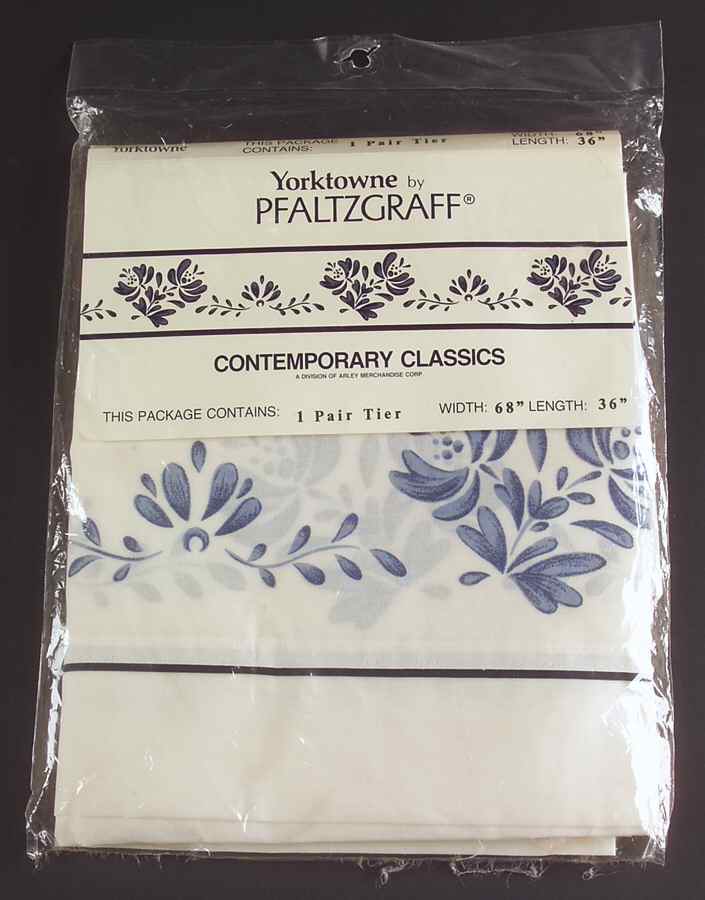Yorktowne Tier Curtain Pair 68" X 36" by Pfaltzgraff-1