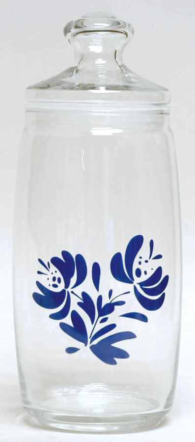 Yorktowne Glassware Candy Jar & Lid by Pfaltzgraff-1