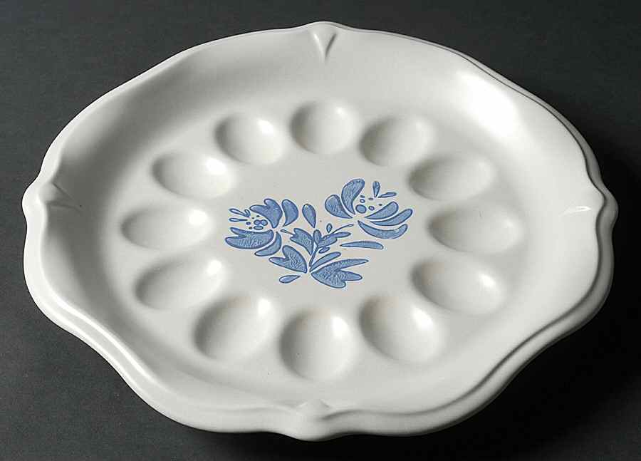 Yorktowne Deviled Egg Plate by Pfaltzgraff-1