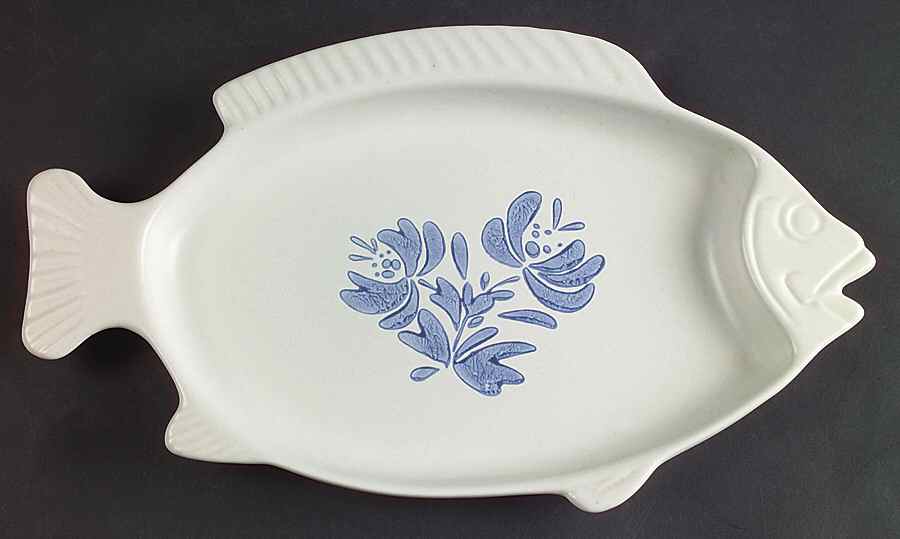 Yorktowne 13" Oval Fish Dish by Pfaltzgraff-1