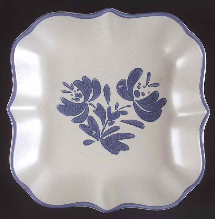 Yorktowne 8" Square Fluted Dish by Pfaltzgraff-1
