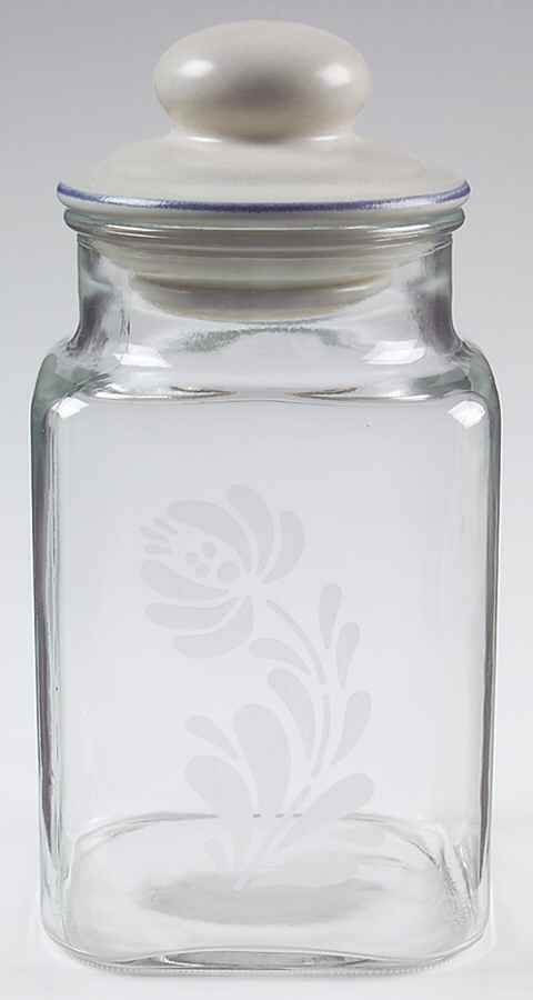 Yorktowne Large Glassware Canister by Pfaltzgraff-1