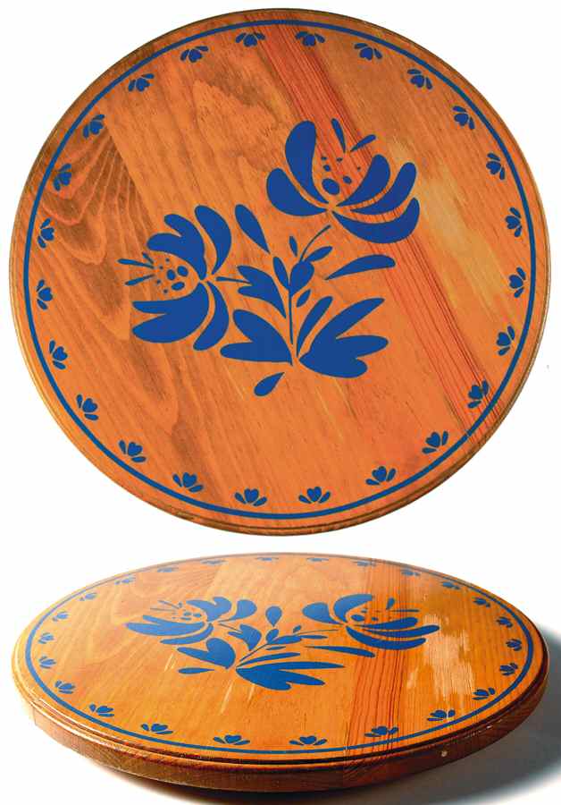 Yorktowne Wood Lazy Susan Turntable by Pfaltzgraff-1