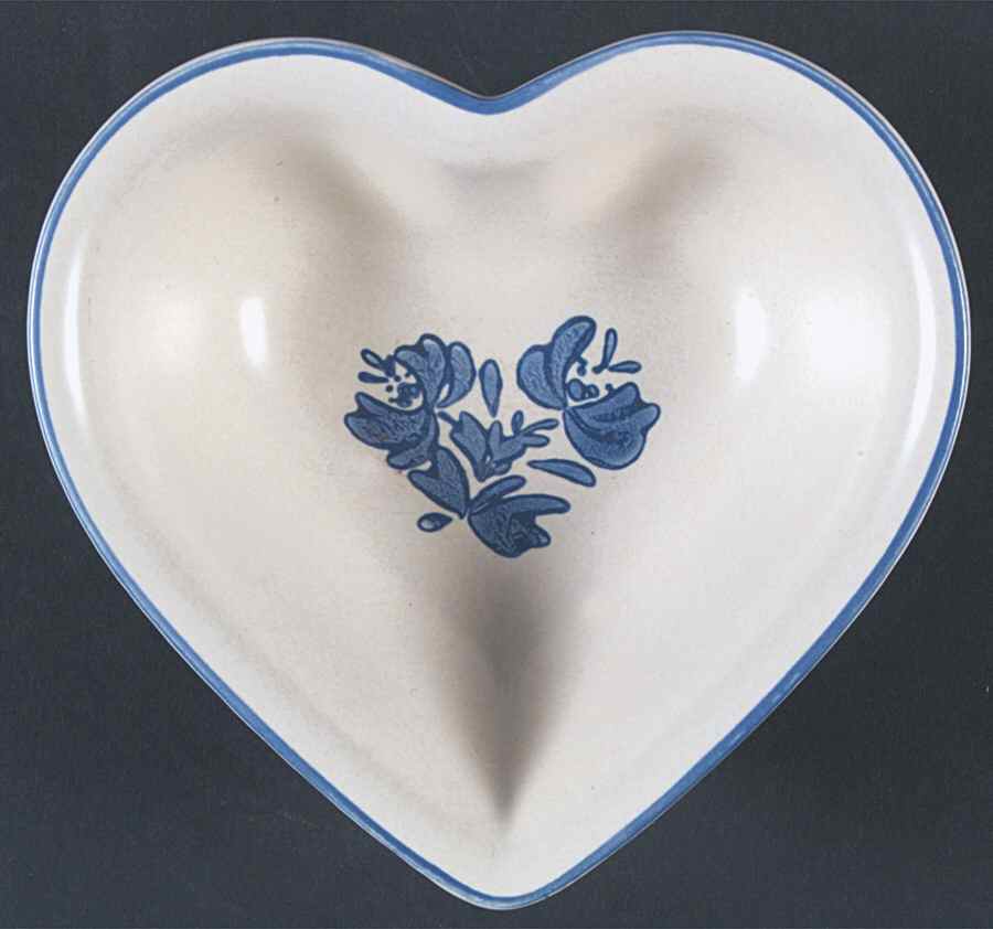 Yorktowne 6" Heart Shaped Bowl by Pfaltzgraff-1