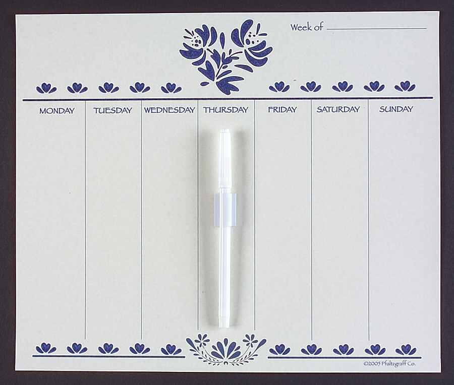 Yorktowne Weekly Planner Magnet by Pfaltzgraff-1