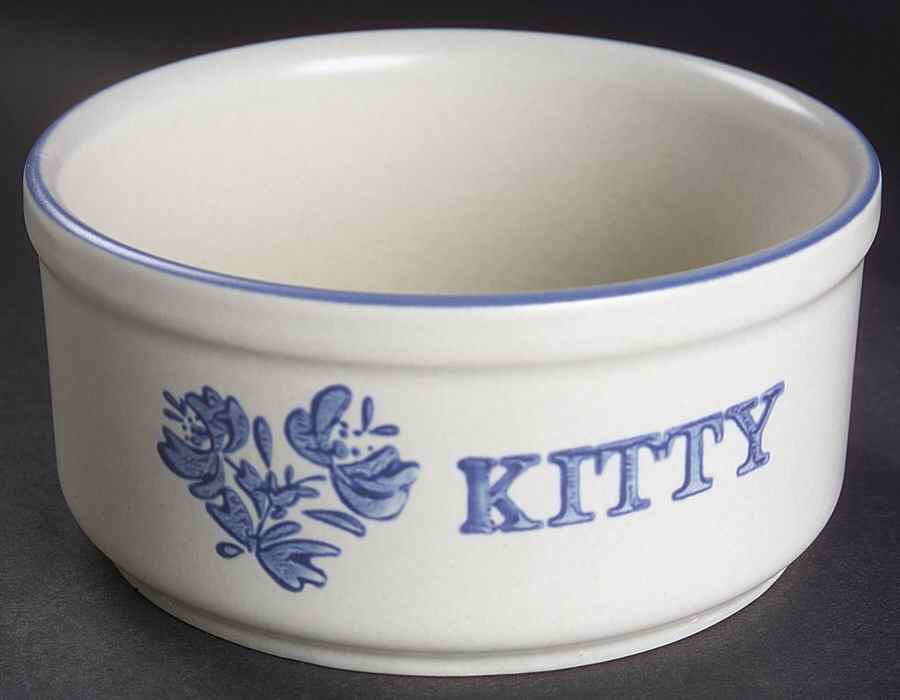Yorktowne Kitty Pet Bowl by Pfaltzgraff-1