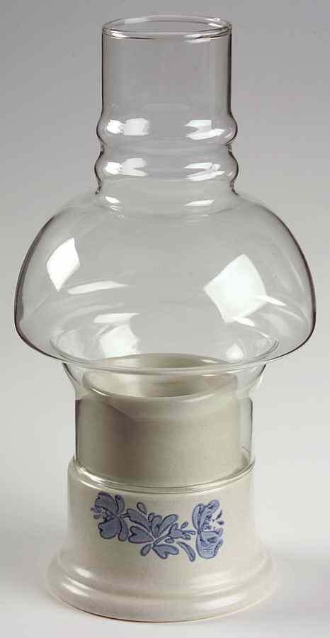Yorktowne Hurricane Lamp & Globe by Pfaltzgraff-1