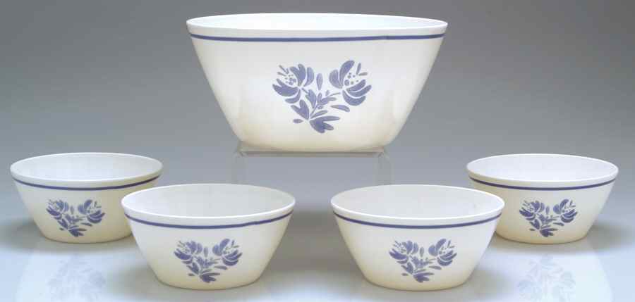 Yorktowne Melamine 5pc Salad Set (4sabi6m + Sab10m) by Pfaltzgraff-1