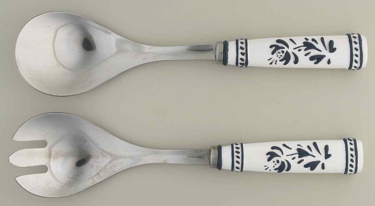 Yorktowne (2 Piece) Salad Set with Stainless Bowl by Pfaltzgraff-1